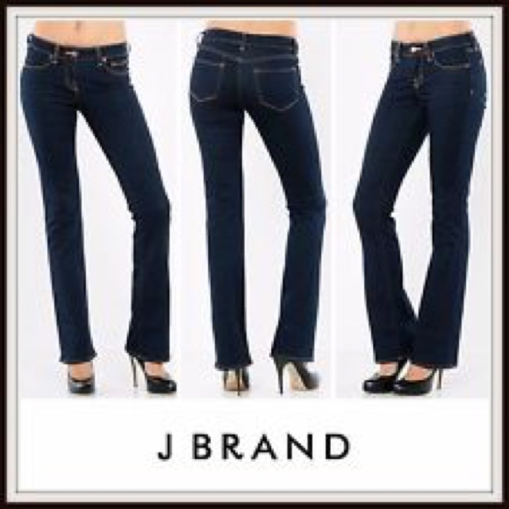 👖 J Brand Dark Ink Jeans Denim Boot Flare Cut 28